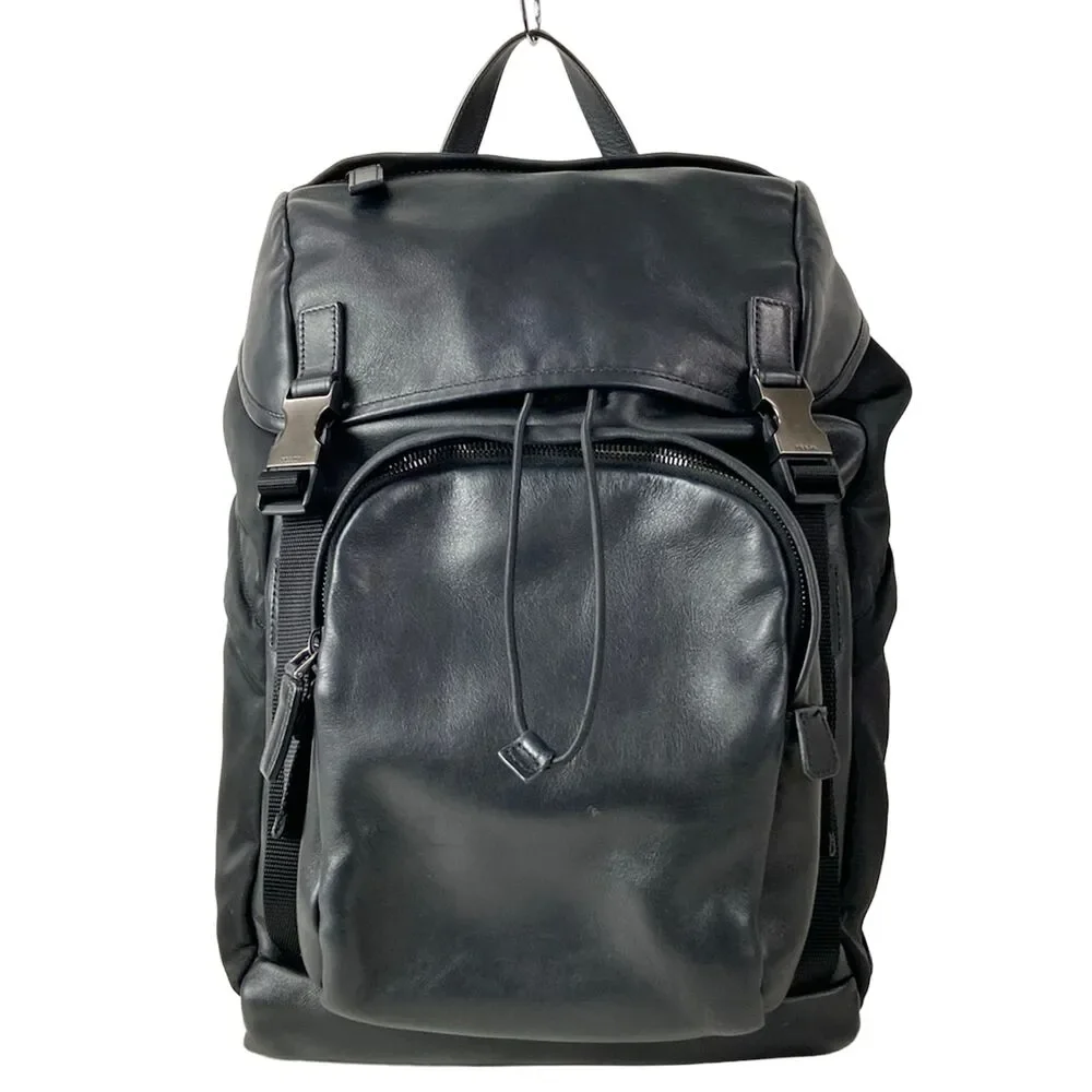 Prada Backpack Leather Nylon